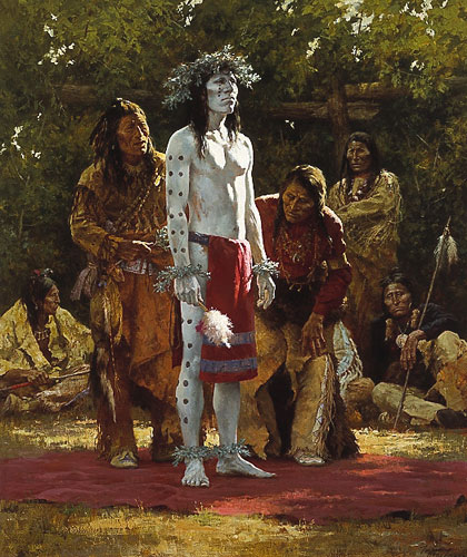 Terpning - Preparing for the Sun Dance